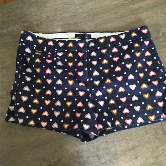 Jcrew heart shorts
