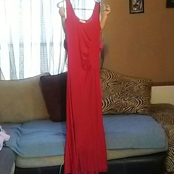 Real calvin klein red dress