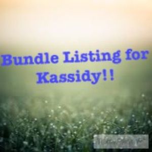 Reserved for Kassidy