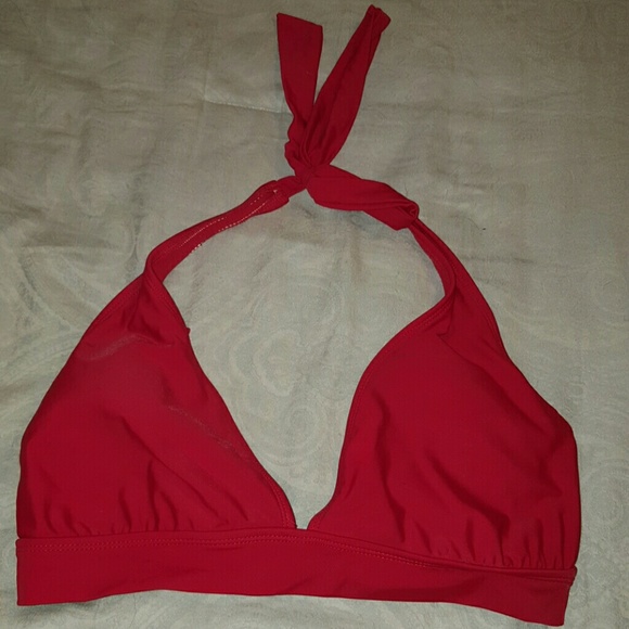 Red bikini top