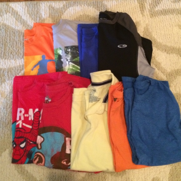 9 boys tshirts
