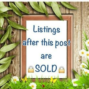 Sold items only after this