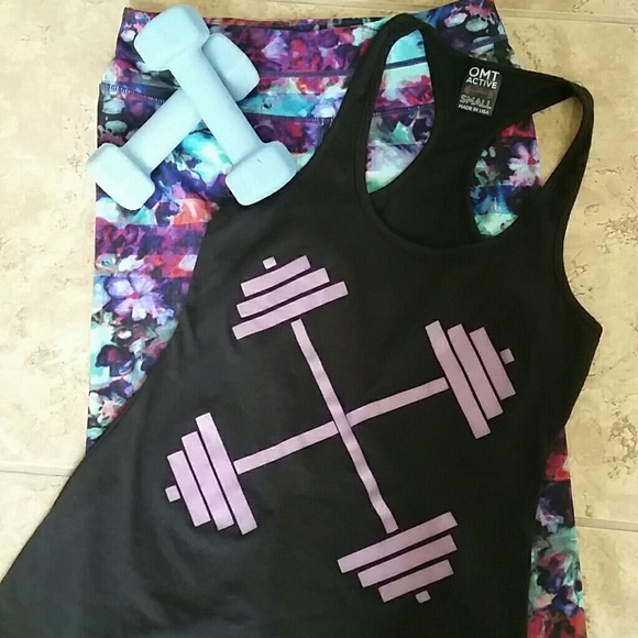 Racerback Black Tank