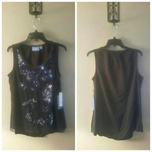 NEW! $49 SIMPLY VERA PURE NIGHT BLOUSE