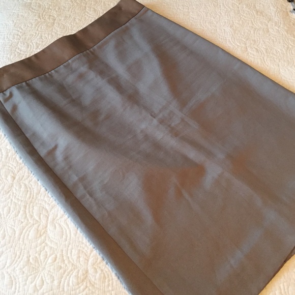 J crew grey pencil skirt