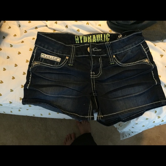Blue jean shorts!