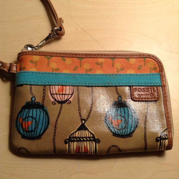 Fossil Wristlet/Wallet Coin Purse