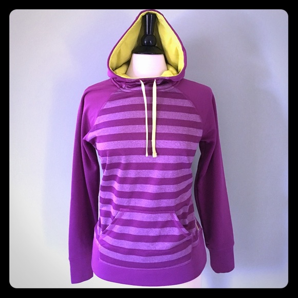 💙Reebok Purple/Green Pullover Hoodie Small💙