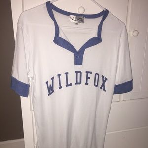 Wildfox Sport Retro Raglan Tee S