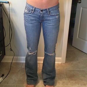 Abercrombie and Fitch distressed jeans