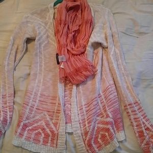 Pink ombre cardigan