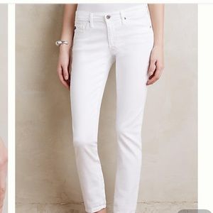 White AG jeans "the Stevie" from anthropologie
