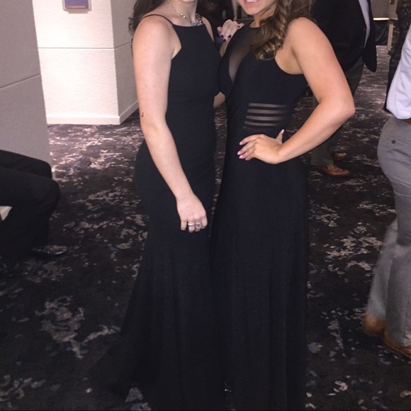 Black long dress