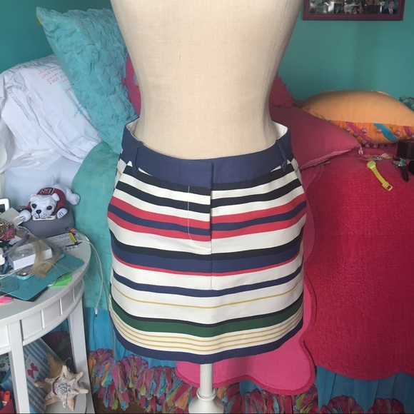 Jcrew striped skirt, size 0, NWOT - Picture 1 of 3