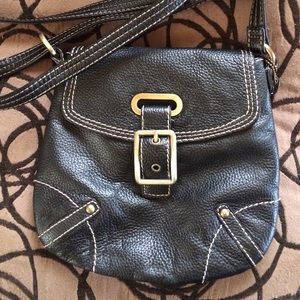 Nice leather St. John's bay cross body