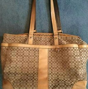 Coach diaper bag used