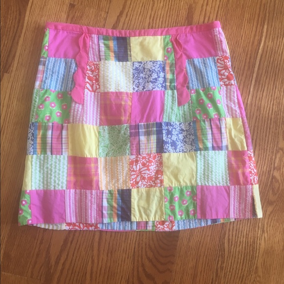 Lily Pulitzer patchwork skirt - Picture 1 of 2