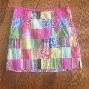 Lily Pulitzer patchwork skirt