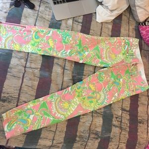 Lilly Pulitzer Worth Skinny mini zip pants
