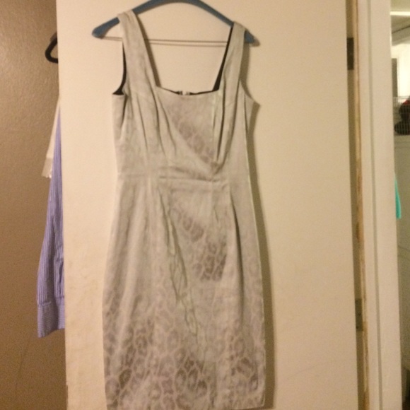 Sexy Jay Godfrey subtle leopard cocktail dress