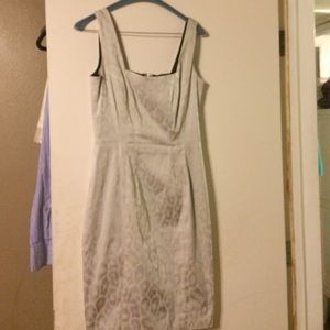 Sexy Jay Godfrey subtle leopard cocktail dress