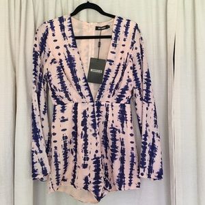 MISSGUIDED low neck romper