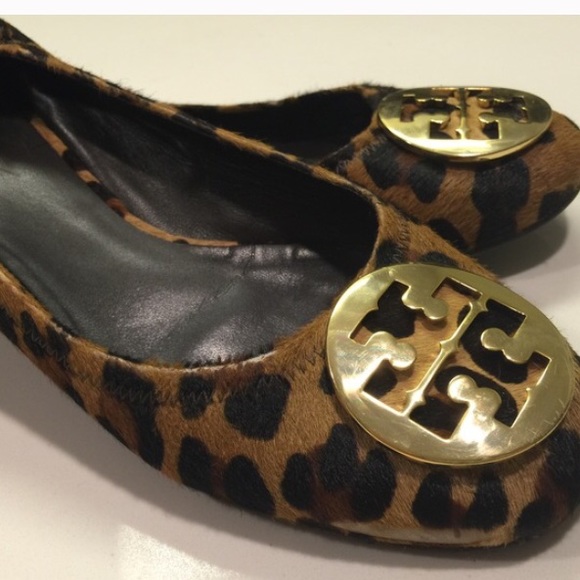 Leopard print Reva flats
