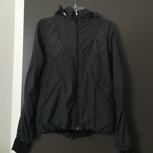 Lululemon black running jacket size 6