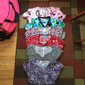 Scrub tops