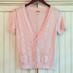 Short-sleeve Lightweight Cardigan