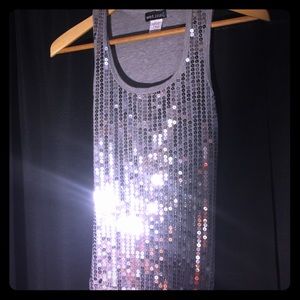 Wet Seal Sequined Tank Top xs