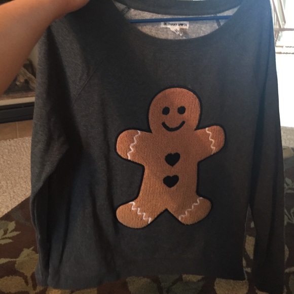 gray Christmas sweater