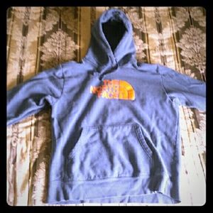 North face hooded sweatshirt