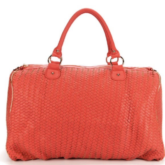 woven weekender bag