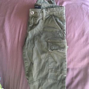 Army green cargo/Moto pants