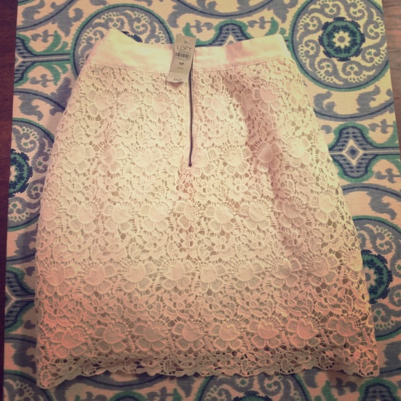 Embroidered Lace Skirt