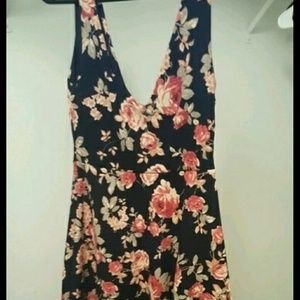 Floral skater cocktail dress