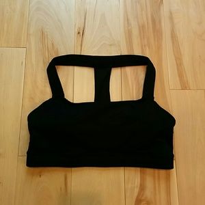 medium impact t-back sports bra