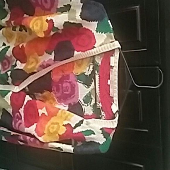 Vintage Perry Ellis hand knit sweater - Picture 2 of 2