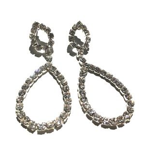 Silver Blingy Earring set