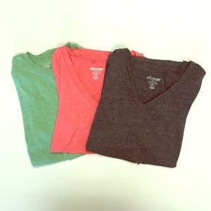 3 Vintage Style Cotton Tee Shirts