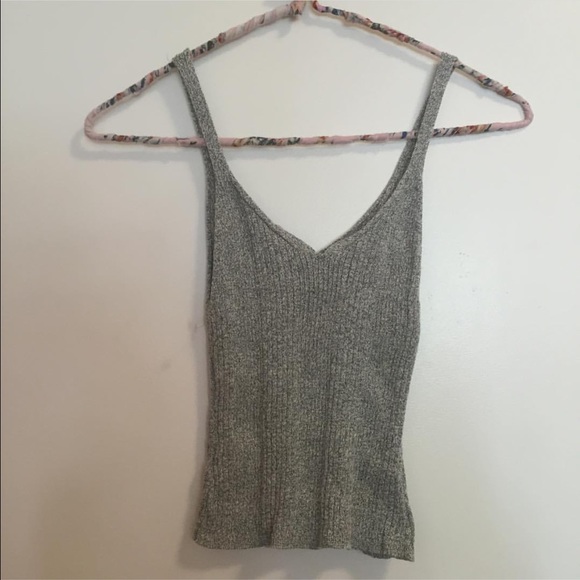 ❌SOLD❌Gray Knit Tank