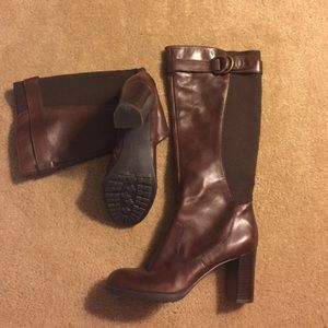 Franco Sarto brown riding boots