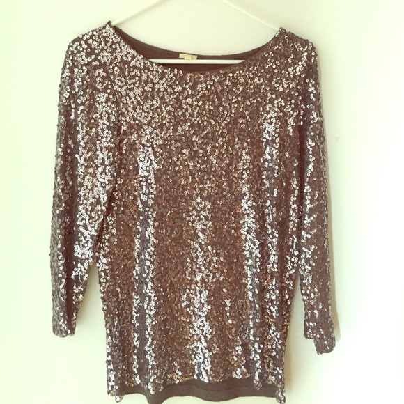 JCrew sequin top