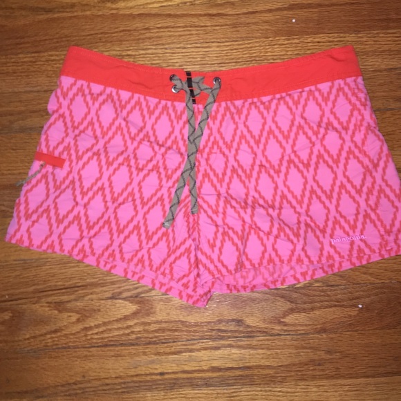 Women's Patagonia Pink Patterned Shorts