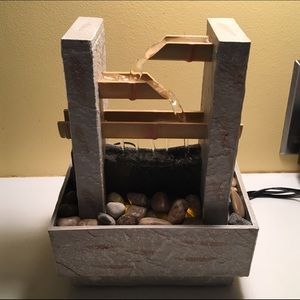 Elegant Cascading Tabletop Water Fountain