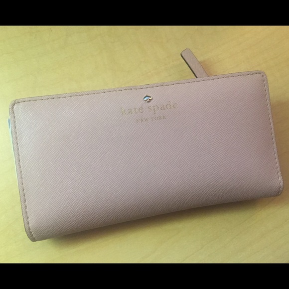 Kate Spade Mikas Pond Lacey Wallet in Pink Granite - Picture 1 of 4