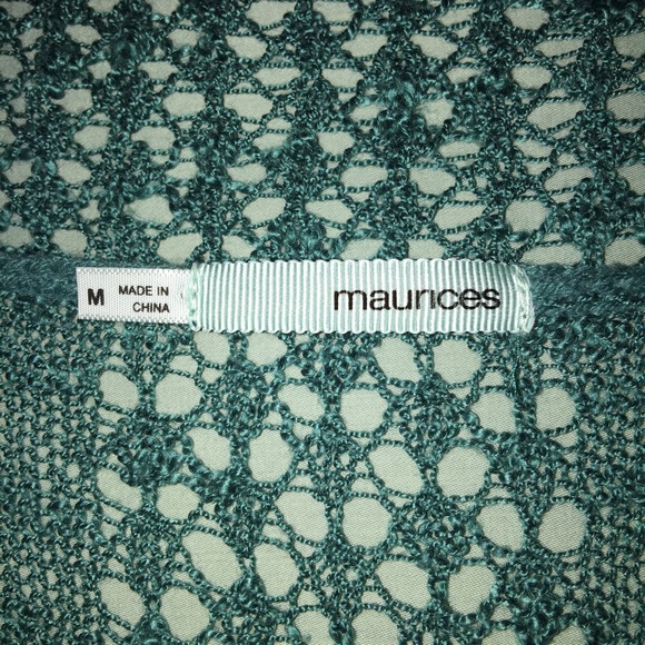 Maurices Crochet Pop-Over Sweater EUC - Picture 3 of 4