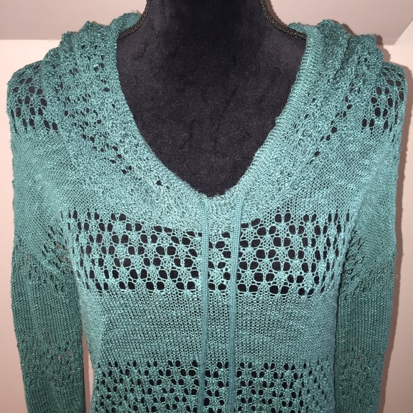 Maurices Crochet Pop-Over Sweater EUC - Picture 4 of 4