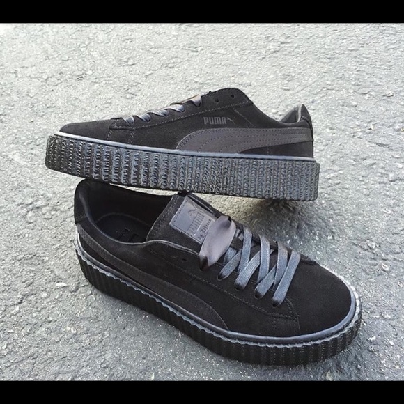 Rihanna creepers size 7 black